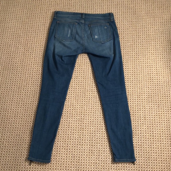Rag & Bone Zip Accent Crop Jean - Picture 10 of 16
